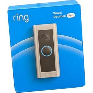 Ring Wired Doorbell Pro with 3D Motion - Satin Nickel (Video Doorbell Pro 2) NEW